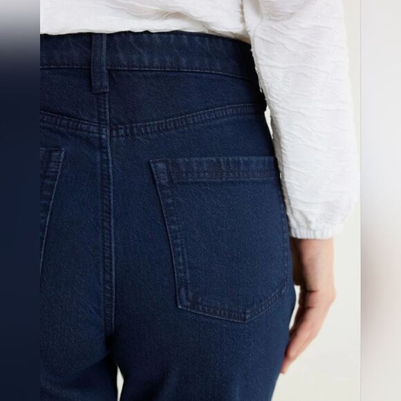 New With Tags Reitmans Size 32 Straight Leg Mid-Rise Utility Dark Denim‎ Jeans - Picture 5 of 16